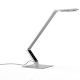 thumbnail of Tischleuchte Table Linear Base eckig mit Fuß Aluminium silber