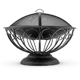 thumbnail of Tulip Feuerschale Ø75cmGrill Feuerstelle Funkenschutz Stahl brüniert Antik-Schwarz