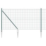 thumbnail of vidaXL Zaun mit Pfosten Grün 1 x 25 m Stahl