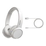thumbnail of Philips 4000-serie TAH4205WT/00 Hoofdtelefoon en hoofdtelefoon Draadloze headset Bellen/Muziek USB Type-C Bluetooth Wit