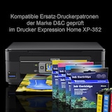 thumbnail of 10 D&C Tinten für Epson Expression Home XP342 Druckerpatronen kompatibel Epson Expression Home XP-342 Drucker