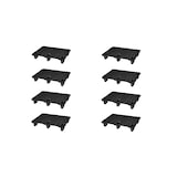 thumbnail of 8 Stück Kunststoffpalette 80 x 60 cm 1/2 Europalettenmaß