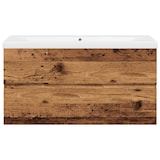 thumbnail of Helloshop26 - Waschtischunterschrank mit integriertem Waschbecken 90 x 38,5 x 45 cm platzsparend modernes Design aus Holzwerkstoff 02_0055850