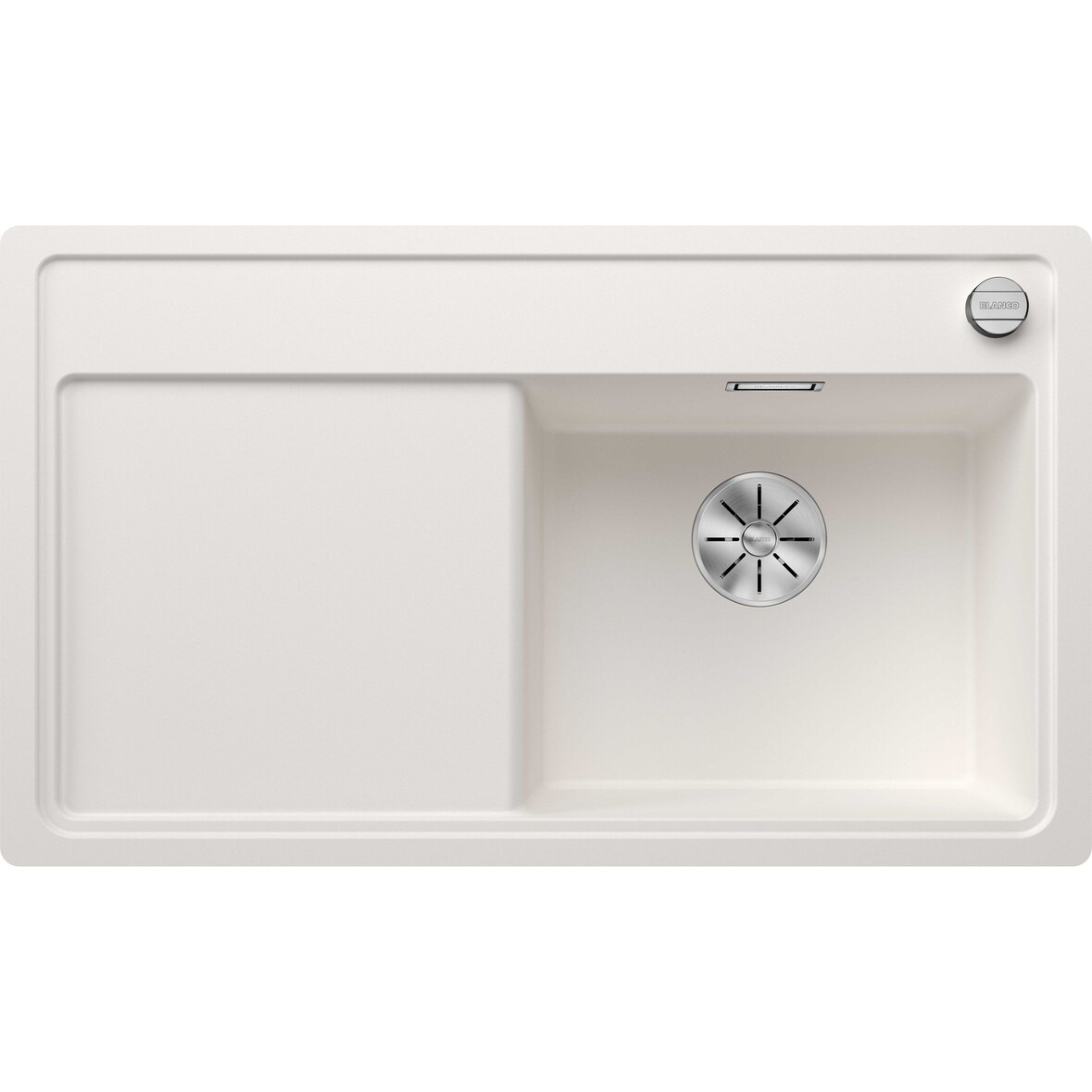 BLANCO ZENAR 45 S-F Einbauspüle SILGRANIT weiß ab 45 cm Excenter