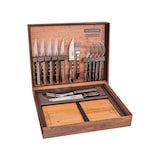 thumbnail of Malette pour barbecue 15 pièces en inox et bois Churrasco Tramontina