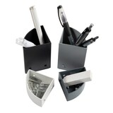 thumbnail of Lot de 3 Pot à crayons THE QUARTER Shades noir/nuances de gris