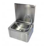 thumbnail of MATERIEL CHR PRO LAVE MAINS INOX ADOSSE AVEC PANNEAU BASCULANT Inox 400x340x560mm