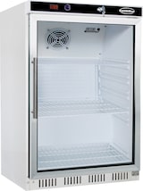 thumbnail of Kühlschrank FOSSA | 1x abschließbare Glastür + LED | 130 Liter, HxBxT 85,5x60x58,5cm | +2/+8°C | Weiß | + CHEFGASTRO Geschirrtuch