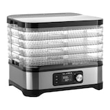 thumbnail of KLAMER Dörrautomat, 400W Dörrautomat Edelstahl mit 5 Einlegefächern und 24h-Timer, Trockner mit Temperaturregler von 35-70°C, BPA frei