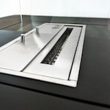 thumbnail of Vloerstaande bio-ethanolhaard voor binnen en buiten Panarea Zwart 70x70x35