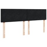 thumbnail of vidaXL Boxspringbett mit Matratze Schwarz 180x200 cm Samt
