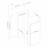 thumbnail of Telefunken EK123S200E Einbaukühlschrank ohne Gefrierfach | 122cm Nische | Schlepptür-Technik | 193 Liter Nutzinhalt