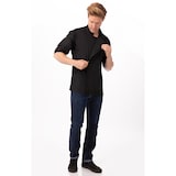thumbnail of Chef Works® HARTFORD Kochjacke der Essential & Urban Collection - COOL VENT™, Reißverschluß, Schwarz Gr. XL
