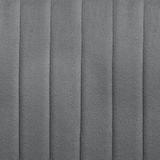 thumbnail of tectake Stoel Marilyn, fluweeloptiek, gestikt - grijs / zwart, Set van 6 - 405738