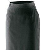 thumbnail of 852 - Damenrock Länge 90 cm : anthrazit 53% Polyester 43% Schurwolle 4% Elasthan 36