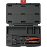 thumbnail of TOOLCRAFT 2-i-1 818644 Crimpzange Isolierte Flachstecker, Kabelschuhe, Stoßverbinder