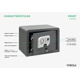 thumbnail of ARREGUI Print 140520 Caja fuerte de acero con apertura electronica mediante huella dactilar o con codigo|Caja de seguridad biometrica |25 x 35 x 25 cm