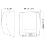 thumbnail of Mediclinics Mediflow - Händetrockner - automatisch - 2750 W - Edelstahl