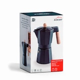 thumbnail of Lacor - 62048 - Cafetière italienne noire Trento, cafetière express, fonte d'aluminium, capacité 9 tasses