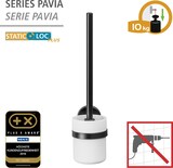 thumbnail of WENKO Static-Loc® Plus WC-Garnitur Pavia Schwarz