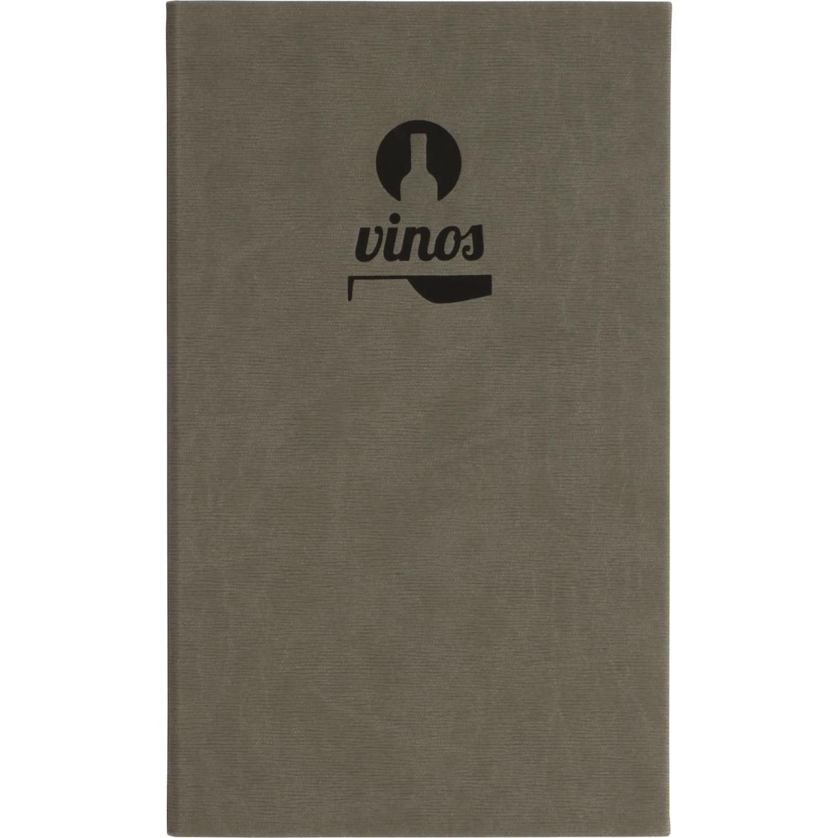 Carta de vinos A5 4 fundas ACERO Antracita MAKRO PROFESSIONAL