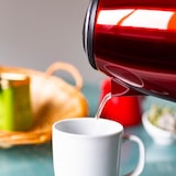 thumbnail of Bouilloire électrique 1.8L inox sans fil Rouge  HA5525-RED usage non-intensif Hagen