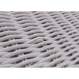 thumbnail of Panca contenitore M92 in rattan con cuscini 88cm ~ bianco
