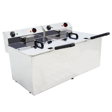 EURAST - Freidora electrica 12+12 litros de sobremesa - 695x495x325 mm - 9000 W 230/1V - 44242121