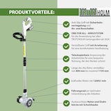 thumbnail of Akku Fugenreiniger 20V inkl. Akku 2.0Ah wechselbare Fugenbürsten Teleskopstiel