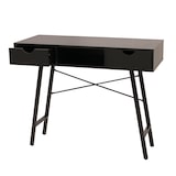 thumbnail of Consolle HWC-E92, tavolino, struttura 3D 100x40cm ~ nero