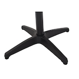 thumbnail of METRO PROFESSIONAL Mesa bistro Lynx, aluminio/madera de eucalipto, 60 x 60 cm, cuadrada, negro