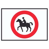 thumbnail of Reiten verboten Symbol Schild A3 (297x420mm)