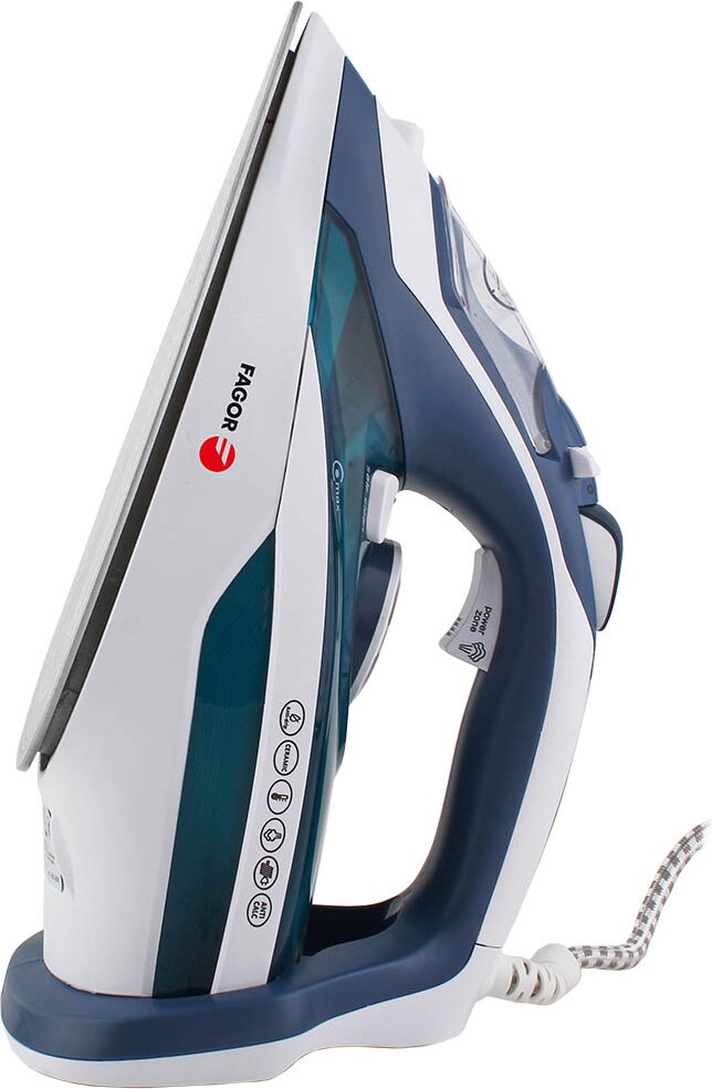 FAGOR - Plancha de vapor Comforta 3000W. Capacidad 450ml. Función de autolimpieza y antigoteo. Suela cerámica y punta de precisión.