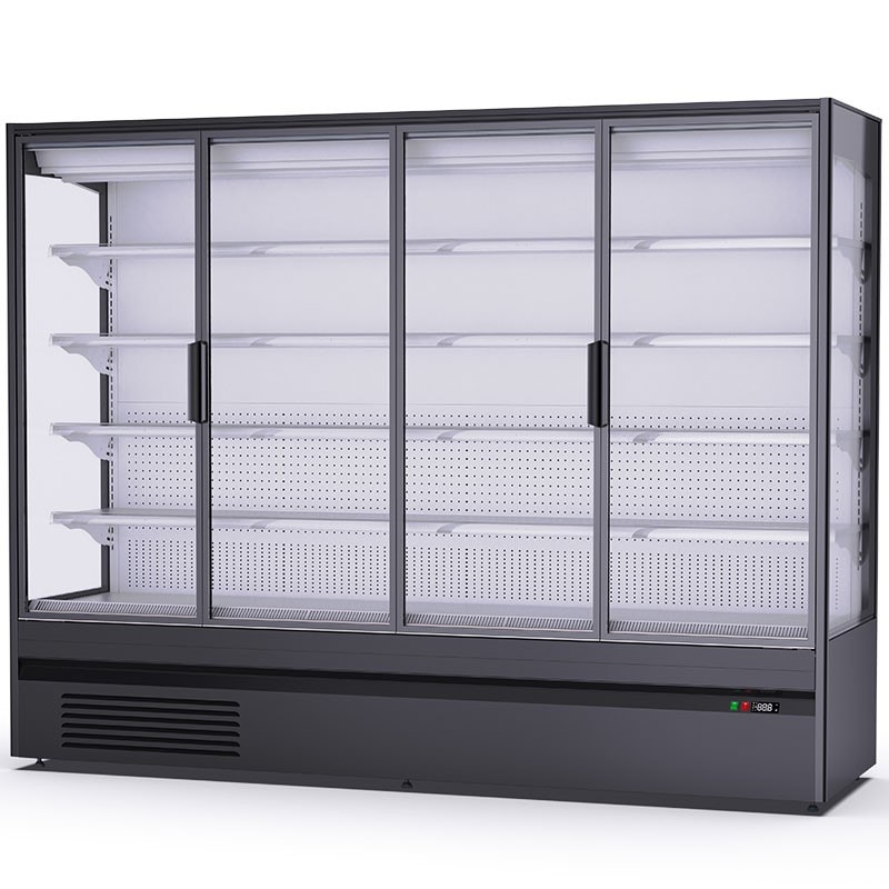 Armario Mural Refrigerado 4 Puertas de Cristal 1100 L ECOCRISTAL-2677 de Edenox
