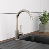 thumbnail of Küchenarmatur CORNWALL, Niederdruck Armatur Küche, 360° schwenkbarer Wasserhahn Küche,Mischbatterie Küche Edelstahloptik