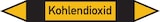 thumbnail of Rohrleitungskennzeichen Kohlendioxid - 270x37 mm Folie selbstklebend