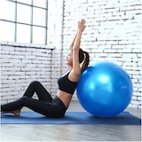 thumbnail of Ballon de Gym, d'Exercices Fitness, Grossesse, Pilates, Yoga, Ballon d'Equilibre D. 65 cm en PVC Anti-Eclatement (Bleu) - D-Work