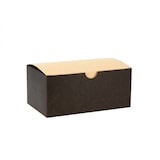 thumbnail of 250 scatole per fritti nere di medie dimensioni in cartone kraft e auto-assemblabili Ref EG0038KNG