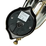 thumbnail of Licht-Erlebnisse Retro Wandlampe MILANO für Außen Aluminium in Gold Antik Glas Schirm E27 IP44 Landhaus Lampe Hof Garten, CX220331