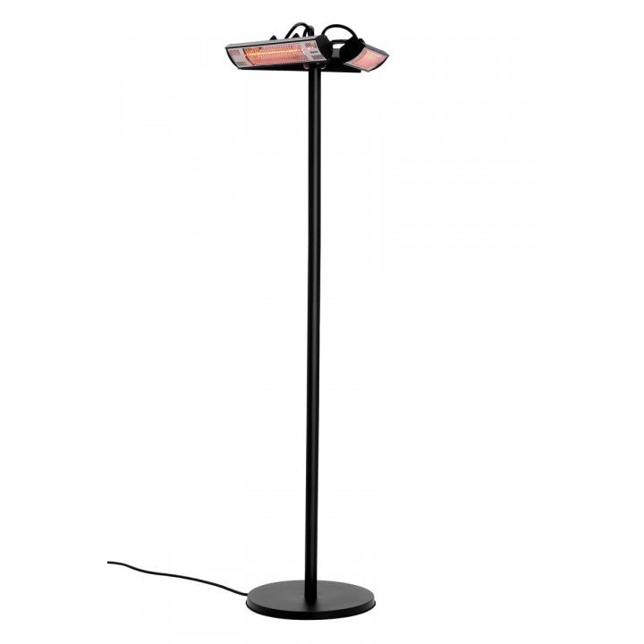 Chauffe-terrasse aluminium 12 m, 3 radiants 360°, 3000 W, 220 V - MONO