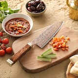 thumbnail of XinZuo - Koper Damascus Santoku 18 cm - X08C series - gemaakt van 53-laags koper damascus