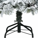 thumbnail of vidaXL Künstlicher Scharnier-Weihnachtsbaum schneebedeckt Weiß 150 cm