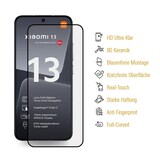 thumbnail of 2x 9D Keramik-Glass für Xiaomi 13 FULL COVER 3D KLAR Panzerfolie Displayschutz Schutzfolie Ceramic Screen-Protector