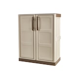 thumbnail of Armoire de Rangement Garage Atelier - Armoire basse 2 portes et 1 étagère Réglable Polypropylène 70 x 39 x 85.5cm Charge 20 kg