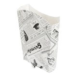 thumbnail of Garcia de Pou 1200 Unità - Scatoline Per Fritti 'Thepack Times' 190 G 230 G/M2 14,5X9,5X18 Cm Bianco Cartone Ondulato A Nano-Micro