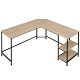 thumbnail of tectake Secretária Hamilton 138x138x75,5cm  Madeira Industrial Clara, Carvalho Sonoma