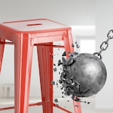 thumbnail of Barhocker Joshua rot