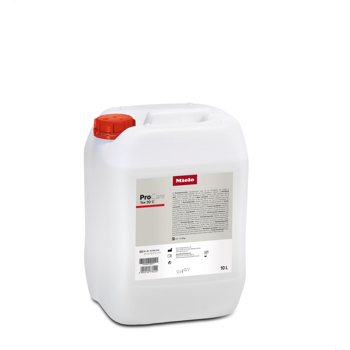 Miele Neutralisationsmittel ProCare Tex 30 C - 10 l V1