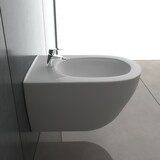 thumbnail of Alpenberger Hänge Bidet aus Sanitärkeramik | mit Hahnloch und Überlaufschutz | Wand-Bidet Dusch-WC  | Befestigungssatz für Montage| Made in EU