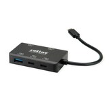 thumbnail of Hub ROLINE USB 3.2 Gen 2, 4 porte (2x USB-A + 2x USB-C), PD, cavo di collegamento di tipo C